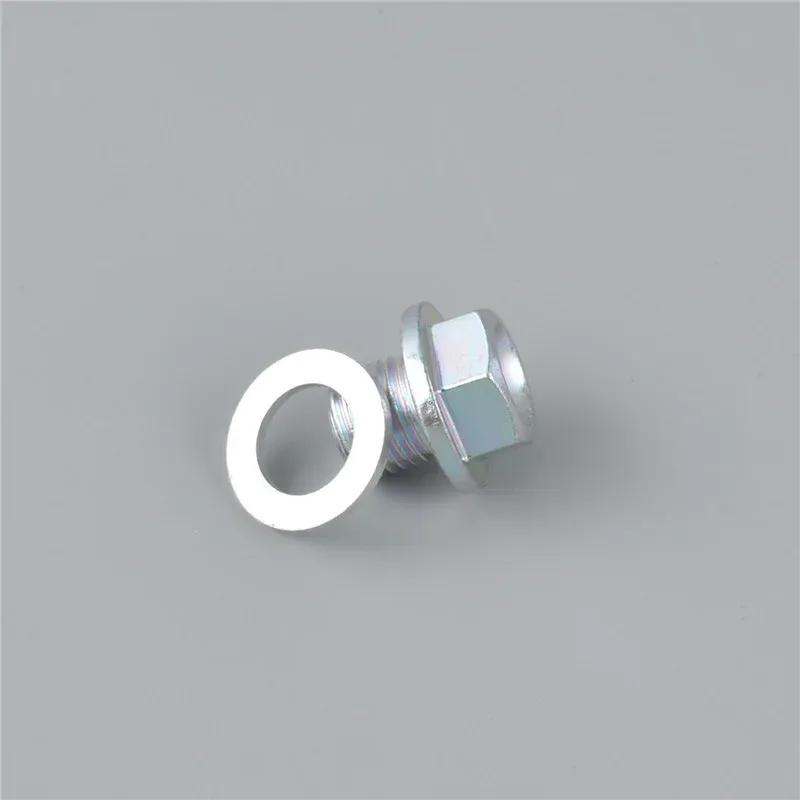Oil Drain Plug with Seal/Gasket Locking Screw Oil Sump for Honda Odyssey Civic Fit SDL CRV