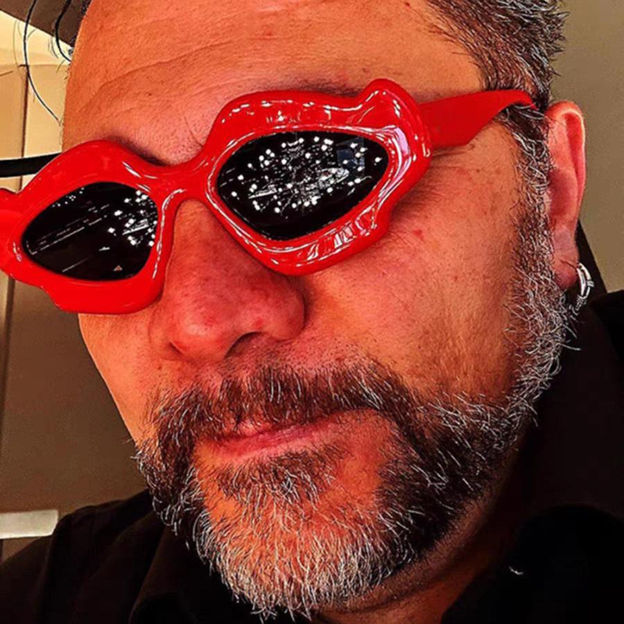 Modische Sonnenbrille Unregelmäßige Sonnenbrille Nicht polarisiertes Modeaccessoire