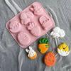 Easter Series Silicone Mould Fondant Chocolate Making Cake Tool Decoration Mold Oven Available DIY Art Baking Mold
