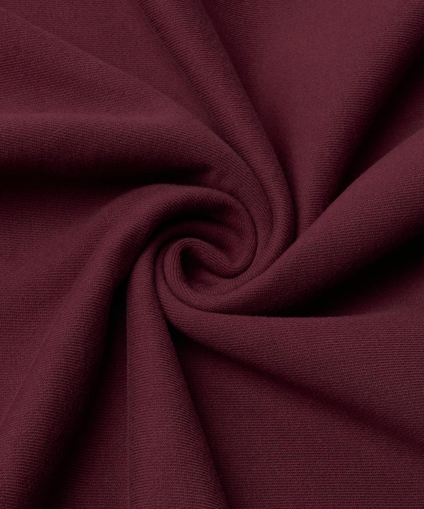 No.057 Long Drop Hoodie (Burgundy)