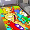 Rugrats: Playtime Chaos Themed Anti-Slip Rugs - Polyester Home Decor, Suitable for Bedrooms, Living Rooms, Doorways, Studios, and Decorations