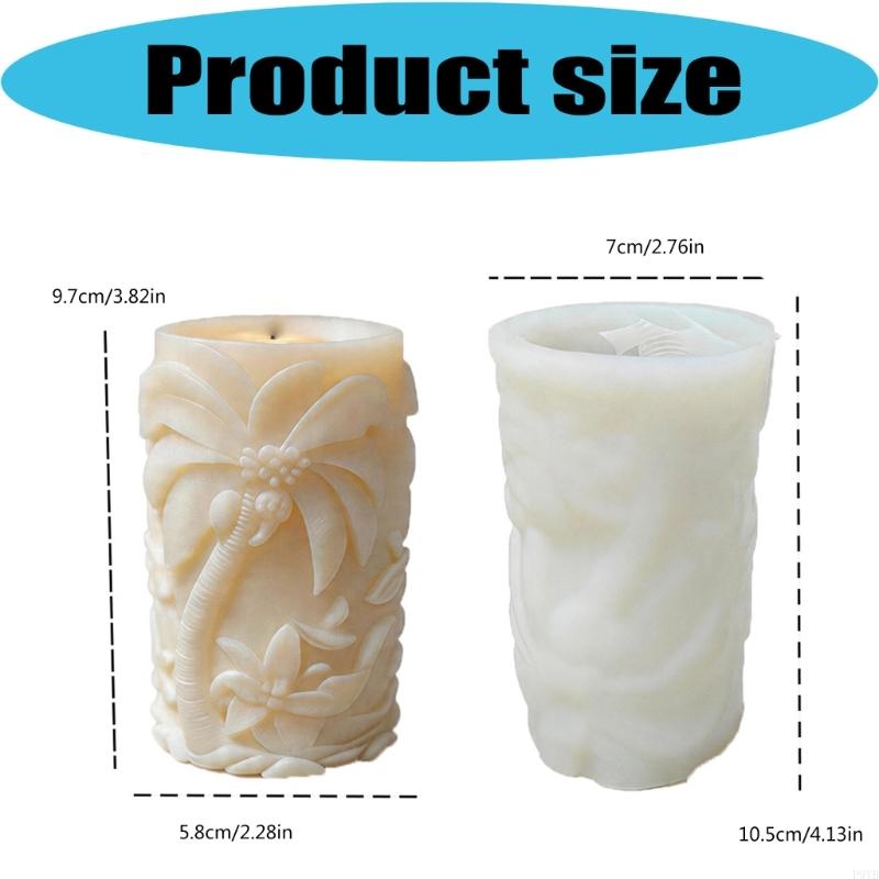 Tree Carving Silicone Molds Cylindrical Silicone Molds For Candle And Soap Chocolate Making Epoxy Resin