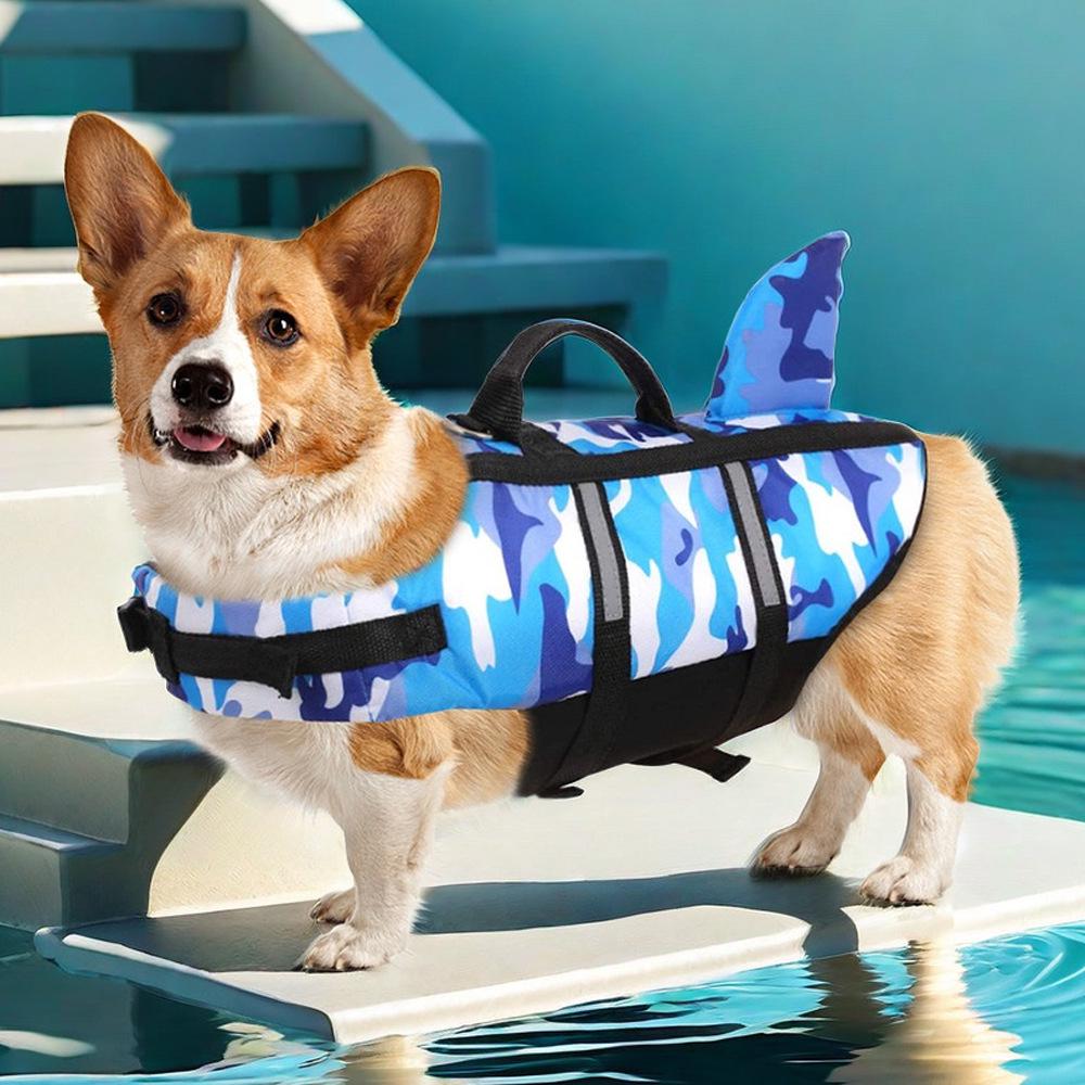 Summer Dog Life Jacket | Lightweight & Adjustable Swimsuit for Medium & Large Dogs