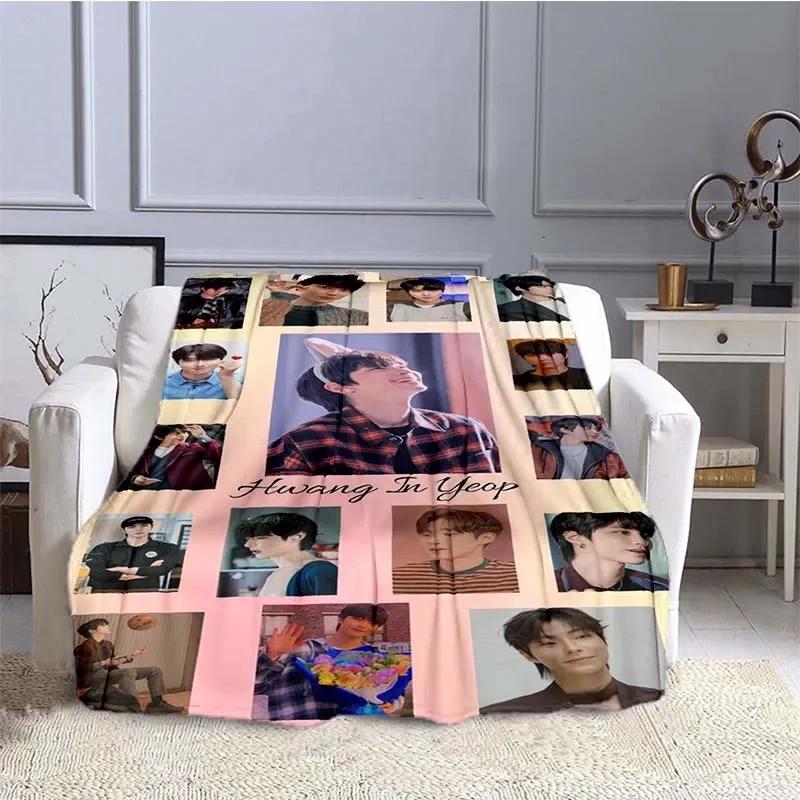 Serie Bellezza Vera Hwang in Youp Cha EunWoo Coperta di Flanella Arte Stellare Coperta Calda per Letto Camera da Letto Divano Coperta da Picnic Regalo