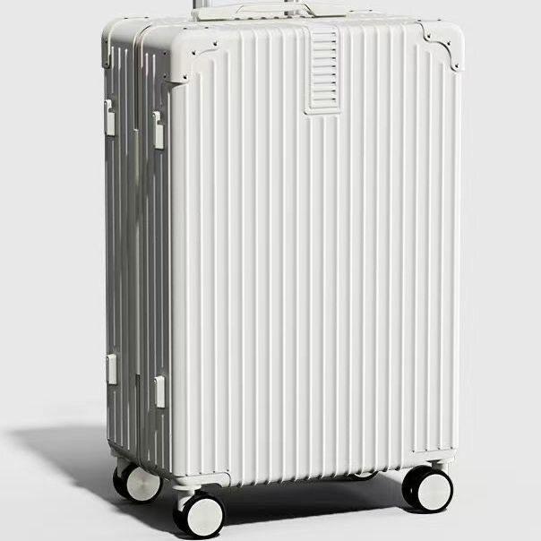 30-Inch Retro Large Capacity Travel Suitcase with Universal Wheels and Durable Lock for Men, Women, and Students