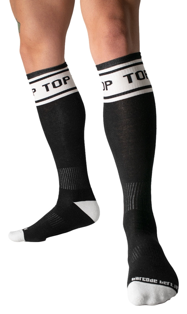 Identity Top High Socks Black - Barcode Berlin - SOCKS