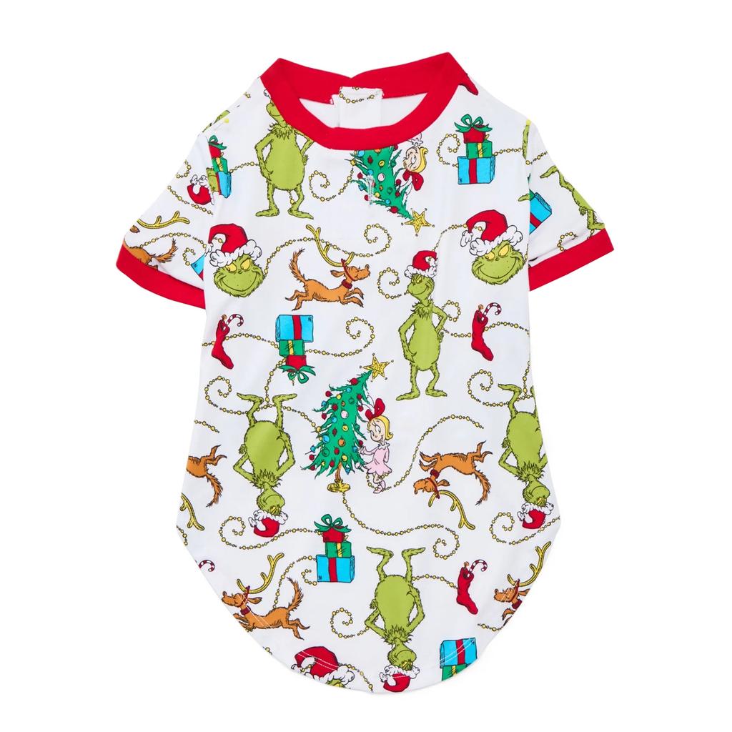 Christmas Print Cute Family Set Pajamas, Home Clothes, Family Set Long Sleeve Top Pants Set