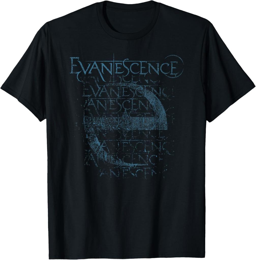Evanescence Band Logo Box Graphic 2026 T Shirt Cotton Unisexs Womens TShirt Y2k Vintage Casual Summer New T Shirt Fans Gifts