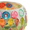 Tea Light Candle Holder Handmade Candle Multicolor Votive Candle Stand for