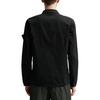 STONE ISLAND SS24 Washed Vintage Logo Cotton Zip Pocket Long Sleeve Jacket Men Jackets Black 8015119WN-V0129