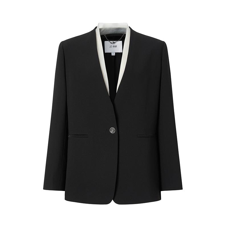 JZ Jiuzi Minimalist Commuting Suit Jacket for Women
