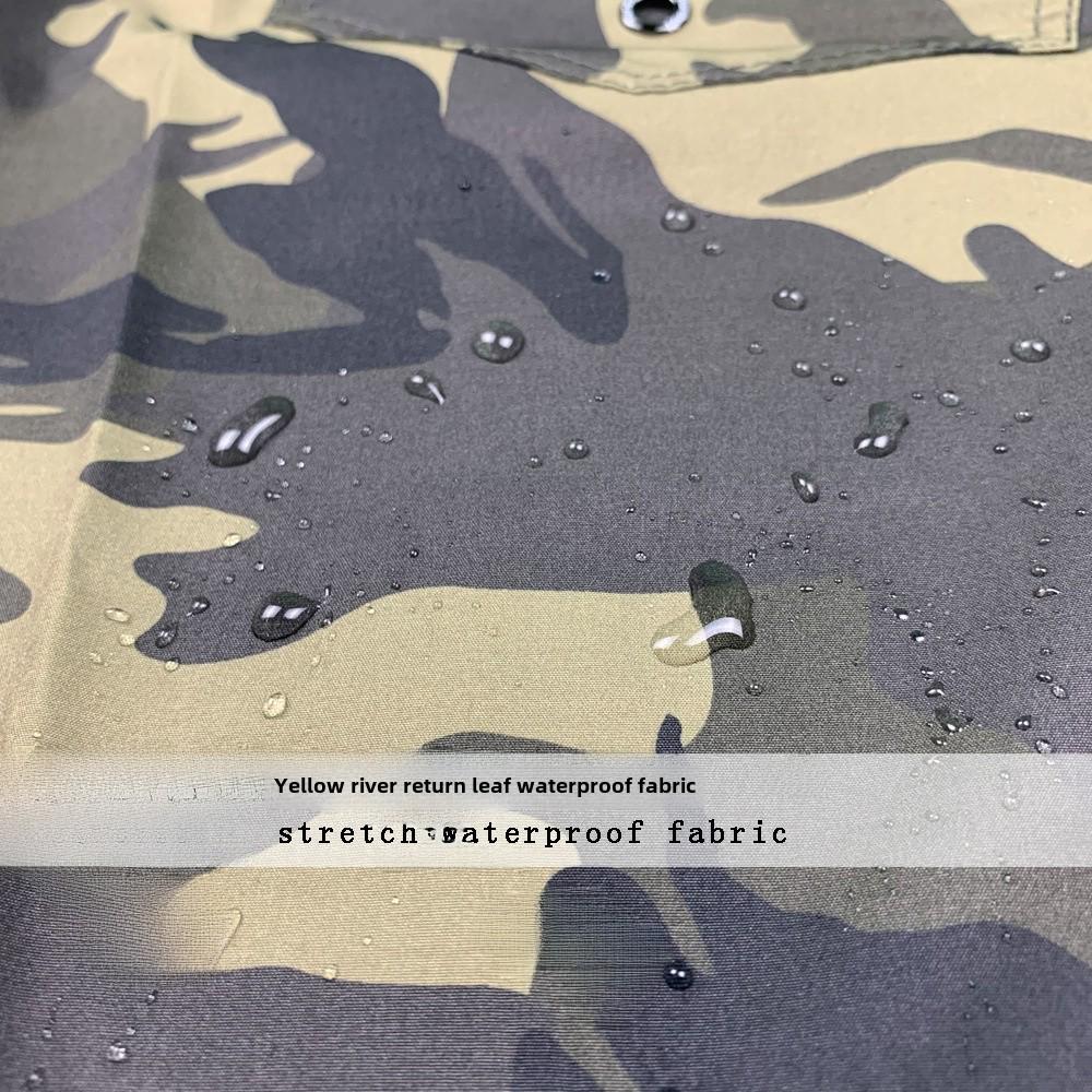 Quick-Dry Camouflage Elastic Beach Shorts - Army Green