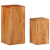 VidaXL Side Tables 2 Pcs Solid Acacia Wood
