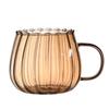 400ml Heat Resistant Glass Pumpkin Water Cup Breakfast Oatmeal Milk Coffee Cup Household Large Capacity Cup Water Cup