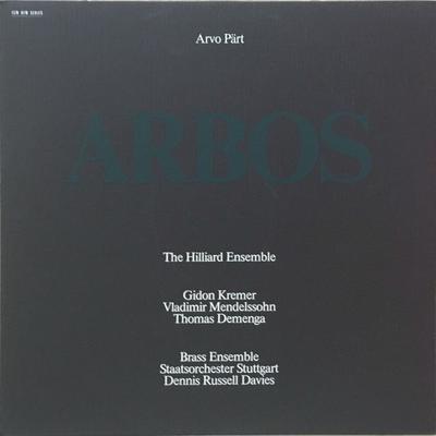 CD IN YA MELLOW TONE - Arbos ECM1325 ECM New Series 1987 Germany Classical Used