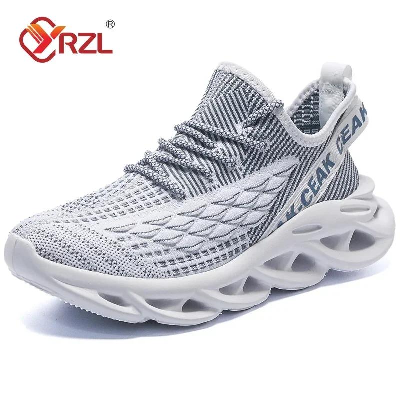 YRZL Sneakers Herrenschuhe Lässige Designer-Schuhe Outdoor-Sport Walking Jogging-Schuhe Herren Stoßdämpfende Sneaker Vulkanisierte Schuhe