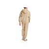 Adidas Z.N.E. Tapered-Leg Logo Print Drawstring Joggers Kids Bottoms Beige JF2492
