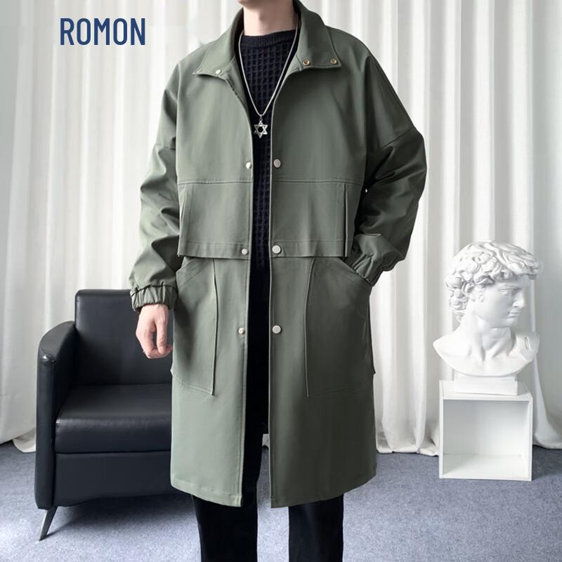 Мужской тренч средней длины ROMON 2XL