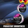 KJM Crystal Black Car Wax 200ml German Formula Scratch Fill Polish Coat Restore Deep Gloss Mirror Finish Paint Protection