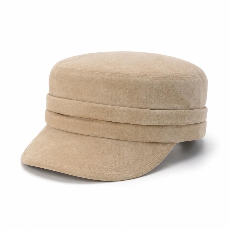 Women Vintage Beret Hat For Big Head Face Slimming Casual Painter Hat