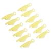 100Pcs Fish Mouth Design Fish Needle Threader Yellow Sewing Machine Threader  Hand Sewing