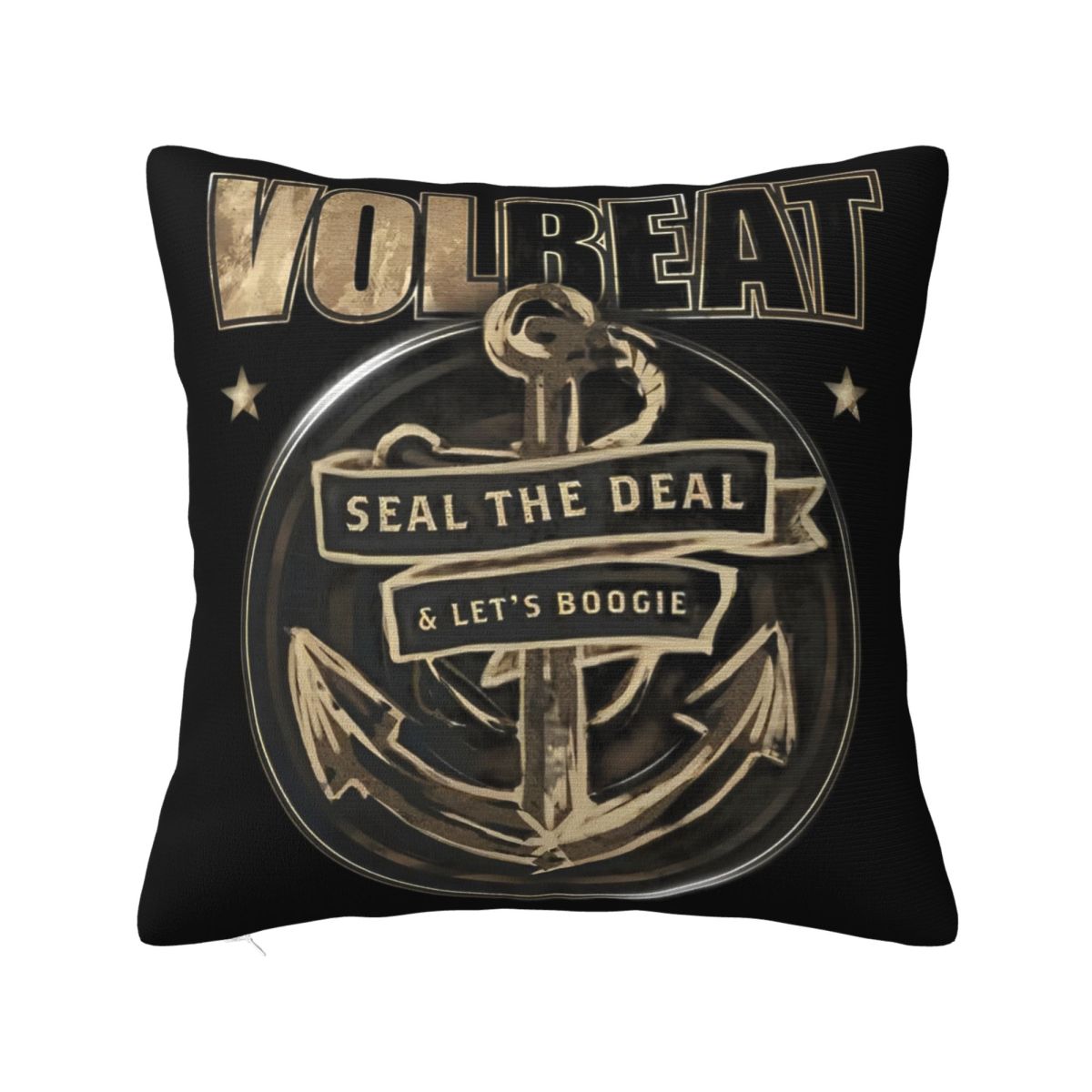 

Volbeats Greatest Of All Tours 2025 Pillow Case Band Cushion Cover Creative Zipper Decorative Pillowcover for Sofa 40*40cm 30cm x 30cm