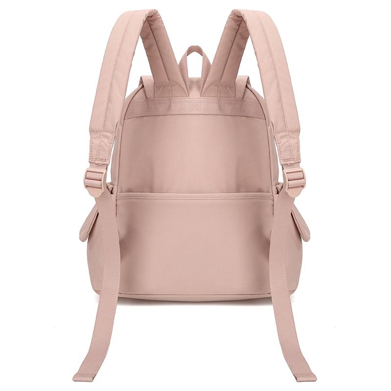 Sac à dos de couleur unie Léger Grande capacité pour unisexe