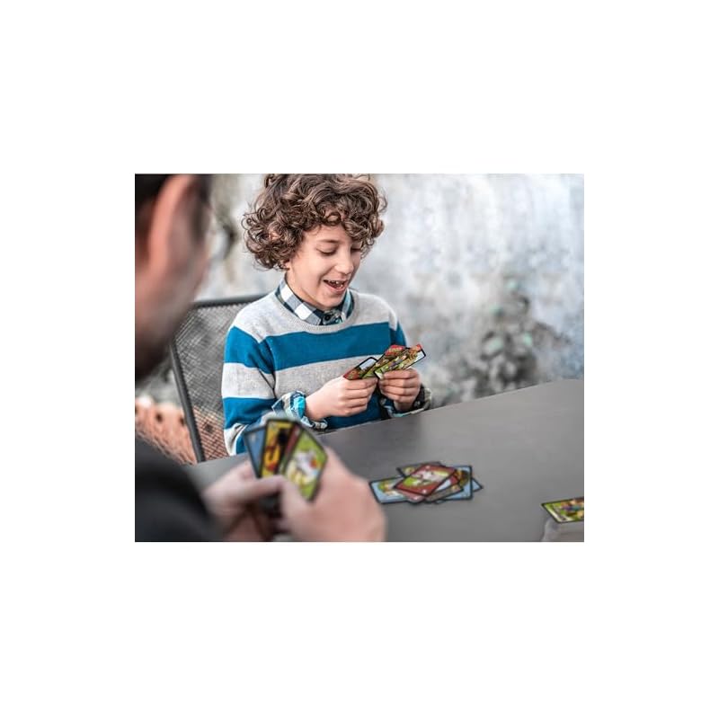 Mattel Game UNO Minecraft Card Game Party Supplies Educational Game 112 Cards 2-10 Players Ages 7+ Green FPD61