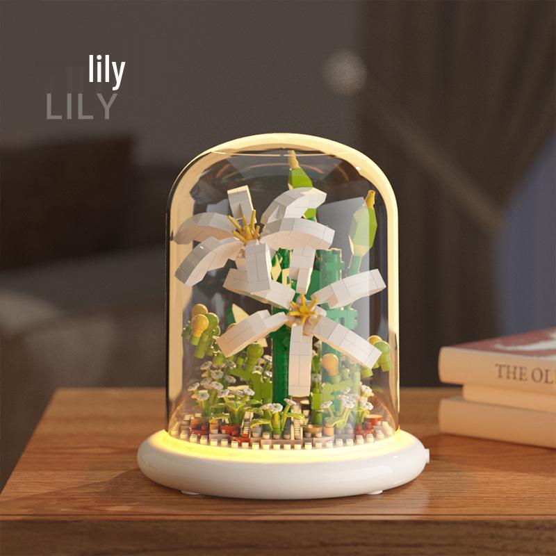 M1096 Jihui Sunflower Building Blocks - Compatible with Lego, Educational Toy for Kids, Ideal Gift for Boys and Girls