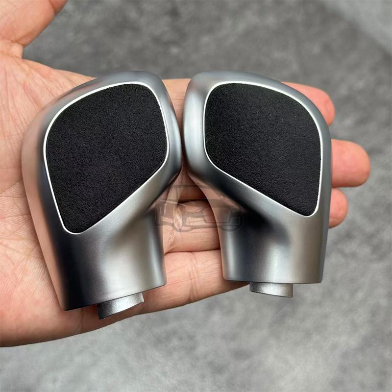 Suitable for Volkswagen Golf 6 7 R GTI Passat B7 B8 CC R20 Jetta MK6 GLI Chrome Matte, with Leather Shift Knob and Gear Side Cov