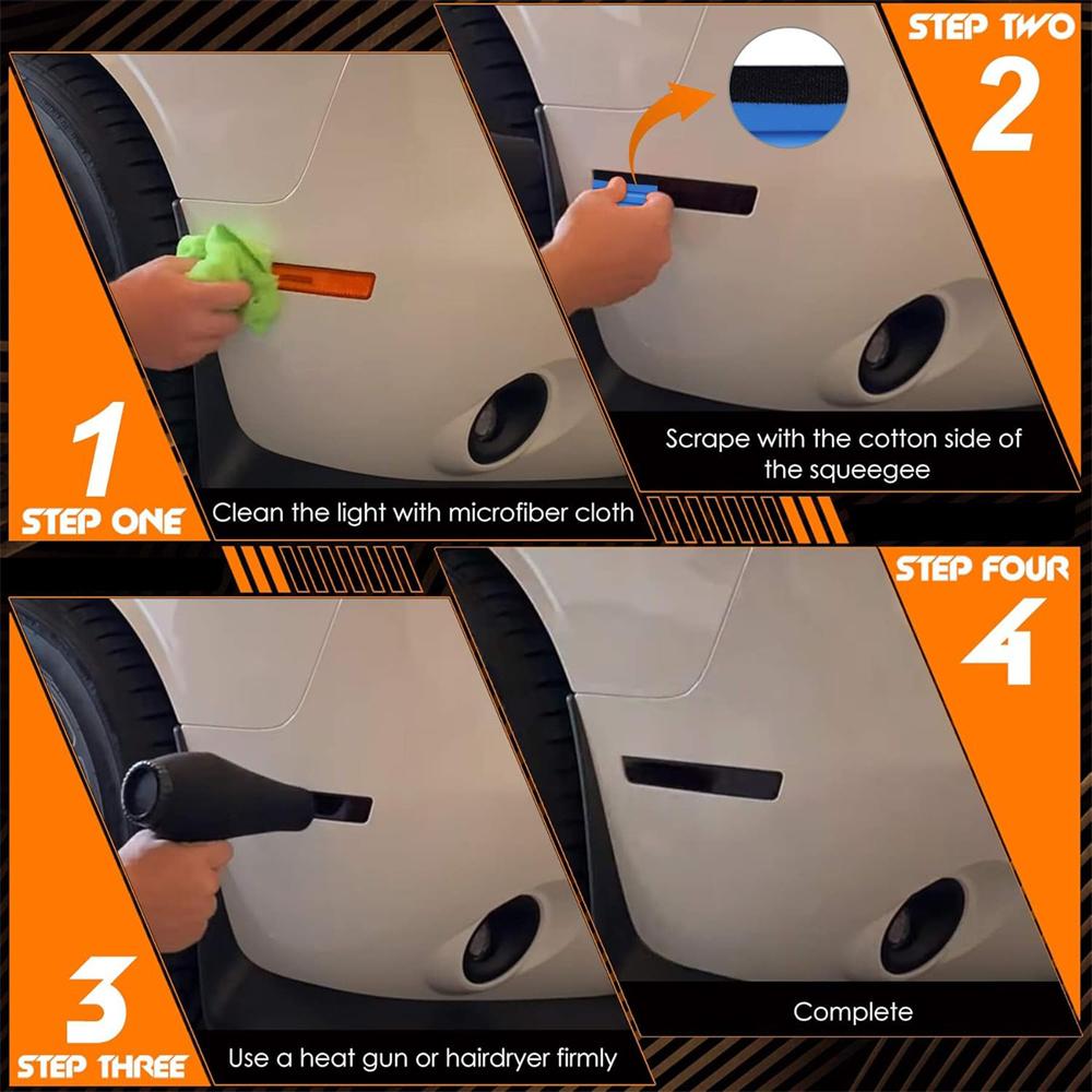 Smoke Tail Light Overlay Tint Vinyl Film Precut For Dodge Durango 2014-2021