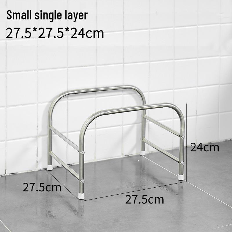 Stainless Steel Bathroom Basin Storage Rack