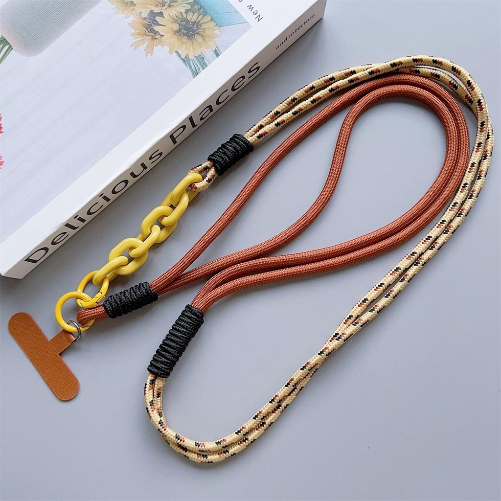 Süßes Acryl-Handy-Lanyard Durchmesser Outdoor Universelle Hülle Crossbody Schulter Karten-Halsband-Kordelclip Aufhängen Anti-Verlust-Handgelenkband