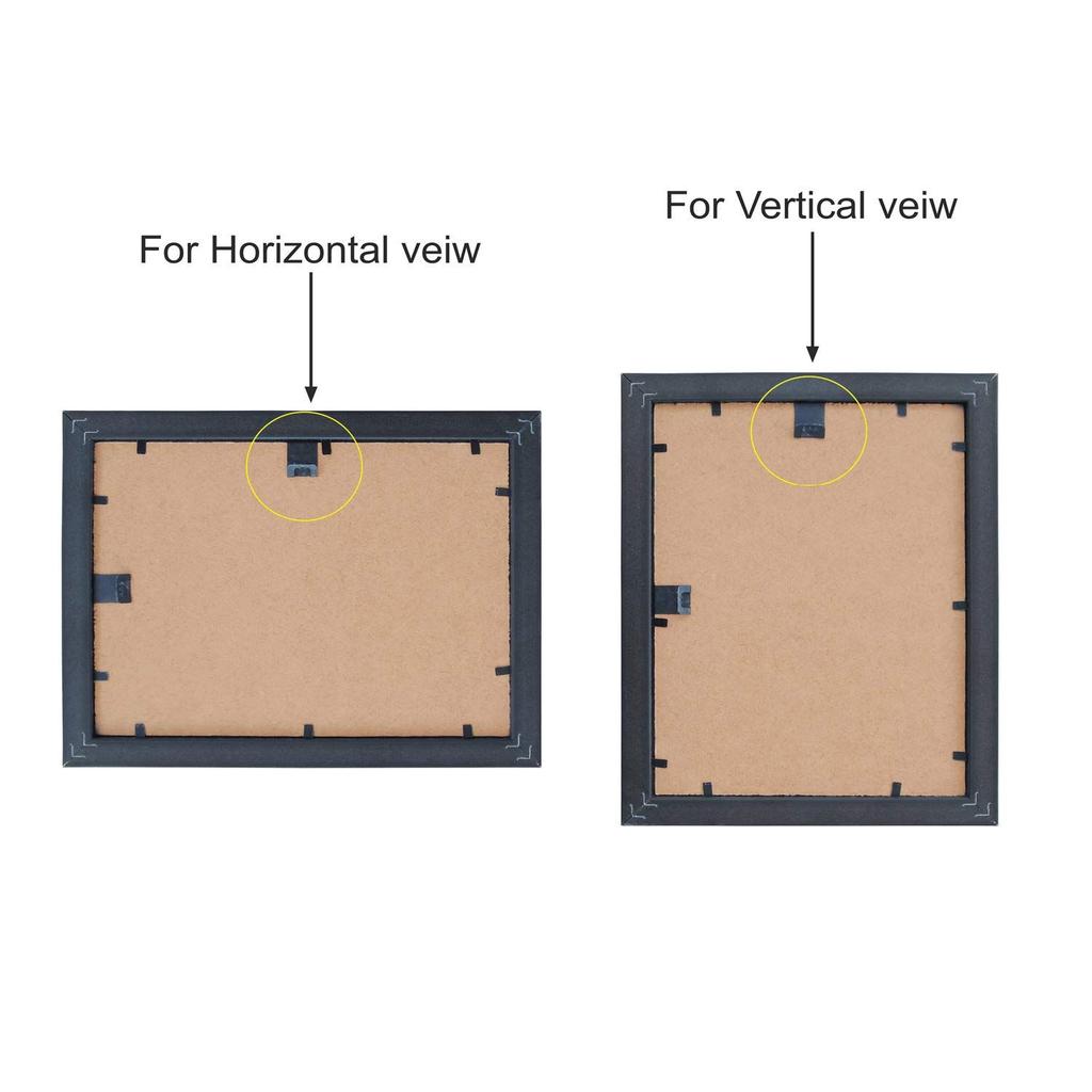 Set of 5 Photo Frames (6 X 8 Inch - 5) With Mount Paper & Love Life & 3 Butterfry Plaques.