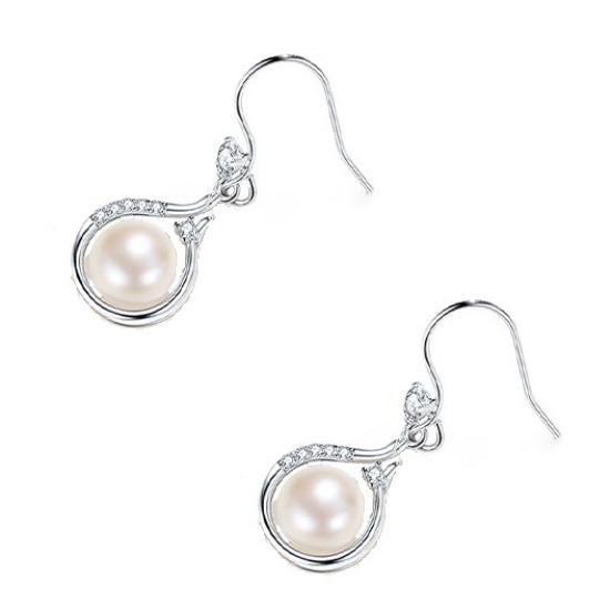 Pearl Pearl Light Luxury French Retro Minimalist Style Earrings, Ear Hooks, Gifts for Girlfriends, Girlfriends, and Mothers