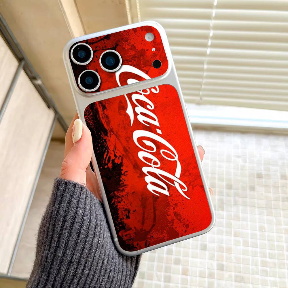 Logo C-Coca C-Cola Fashion Wrap Sticker For IPhone17 Pro/17pro Max Phone Decal Skin Rear Protector Case Film Full Cover