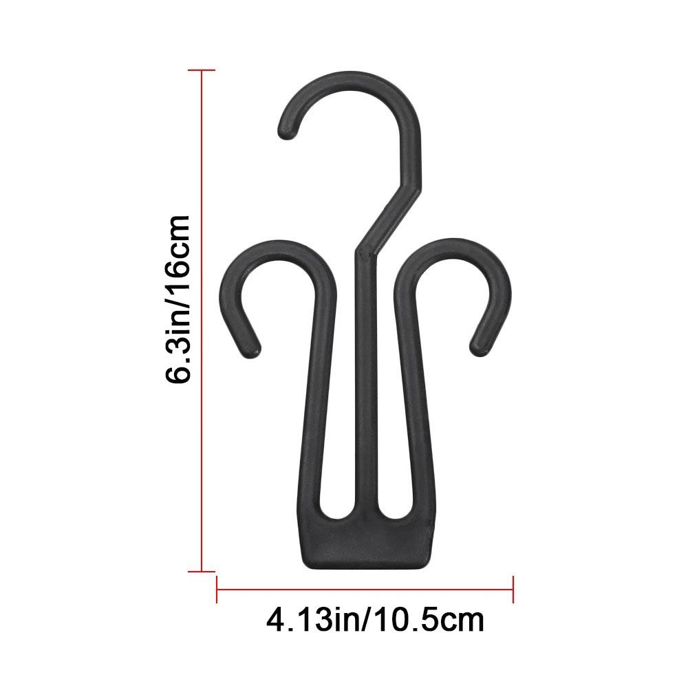 10 Pcs Lightweight Shoes Drying Hooks Plastic Shoe Display Rack Portable Shoe Rack Retail Use