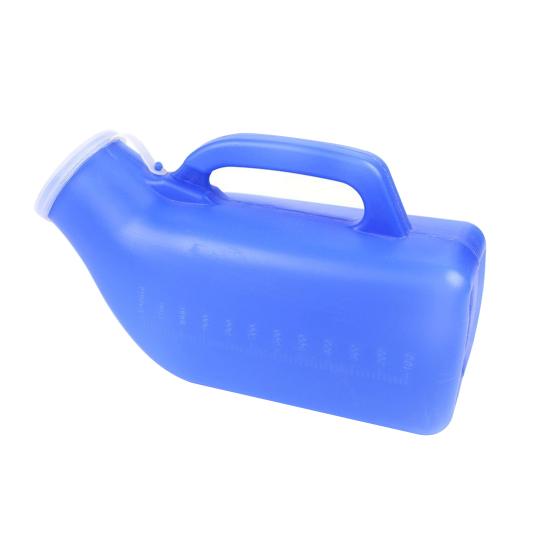 1200 ML Male Urinal with Cap Reusable Plastic Urinal Pot Men Urinal Accessories
