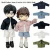 10.5*5cm Doll Clothes Jeans Coat for 1/12 Bjd Dolls