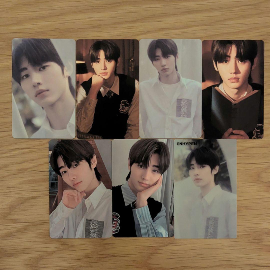 

[USED] ENHYPEN BORDER: Hakanai Sung Hoon Trading Card Complete Set Bonus
