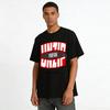 Unzip Your Soul Free Your Mind Slogan Graphic Casual Tee Pure Cotton T-shirt