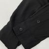 Yohji Yamamoto POUR HOMME Black HS-B07-200 Long Sleeve Shirt tops 2 blackUsed