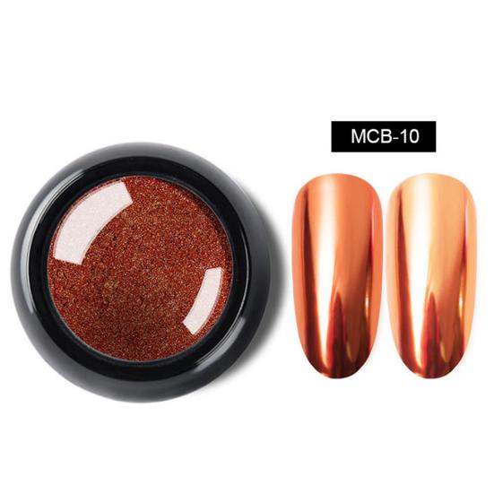 Pro 12 Colors Metal Mirror Glitter Nail Art Powder Pigment Decor Manicure Tool