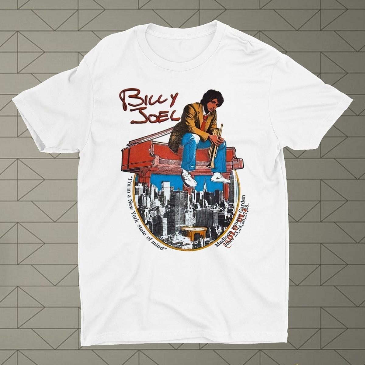 Hot Billy Joel 1976 Reprinted Gift Funny Unisex S-235XL 22D174 S разноцветный