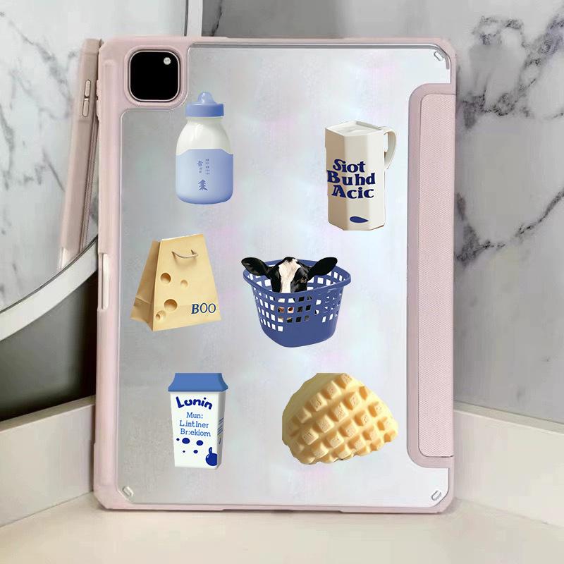 16 INS Simple Fenggu Card Collage Stickers DIY Hand Account Small Card Mobile Phone Case Decoration Korean Style