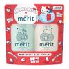 Merit Shampoo Conditioner Pump Pair In Hello Kitty Design Bottles with a Natural Floral Synthetic and for & (450ml Each) Gentle, Scent. Paraben-free,