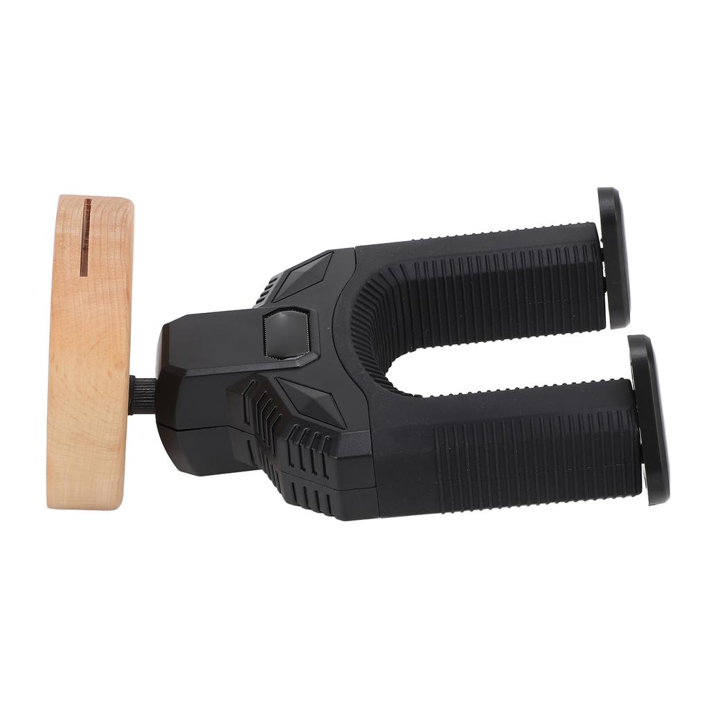 Guitar Wall Mount  Automatic Lock Holder Wooden Base Instrument Neck Hanger for Guitar Bass U