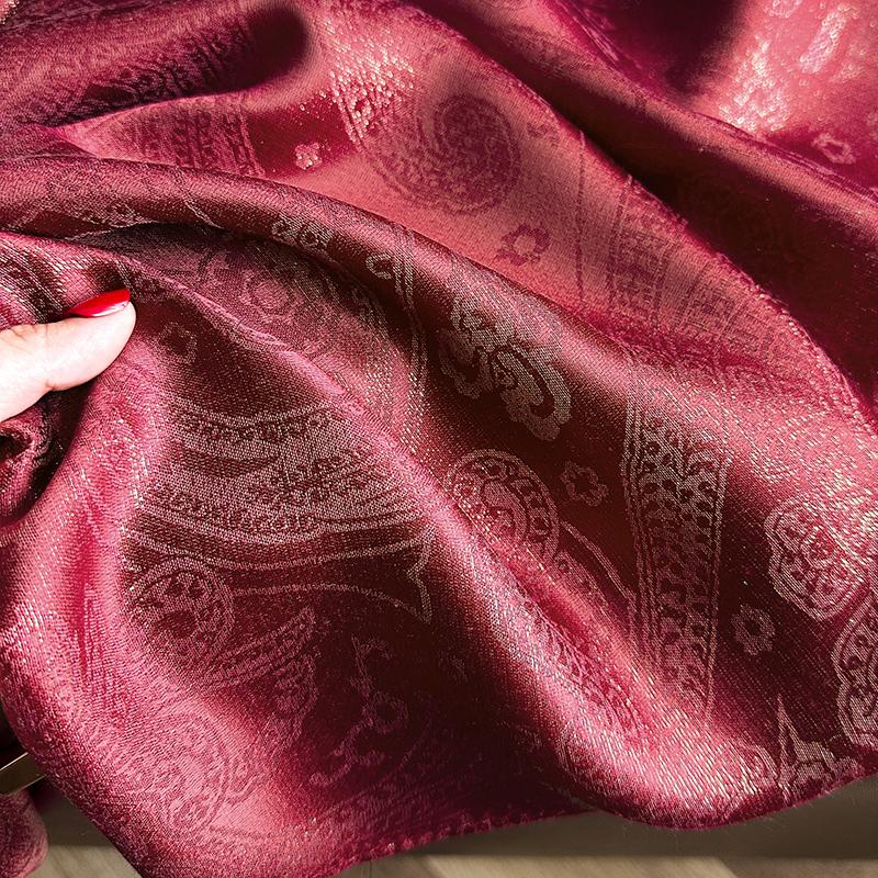 New Autumn Women Jacquard Scarf Shawl Fashion Elegant Lady Long Printing Decorate Scarves Warm Thick Stoles for Lady Bufanda