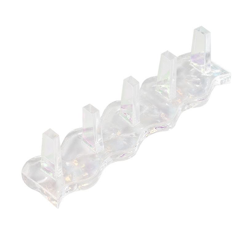 Non-Magnetic Nail Stand For Press On Nails Display Acrylic Nail Tips Practice Holder Reusable Nail Stand For Beginners Diy Salon