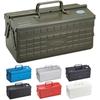Toyo Steel (TOYO) 2-tier steel tool box ST-350 moss green [width approx. 35 x depth approx. 16 x ...